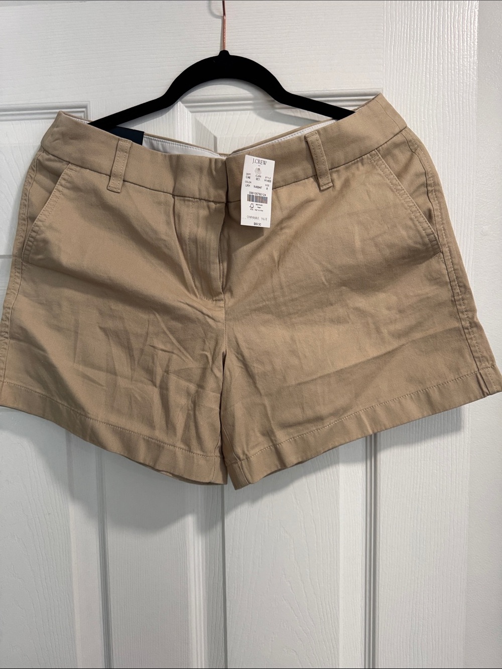 J. Crew Beige Cotton Chino Bermuda Shorts